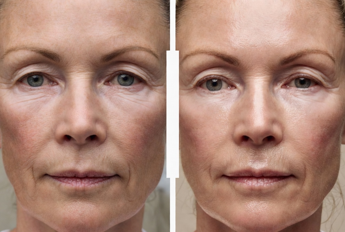 Facial treatment result