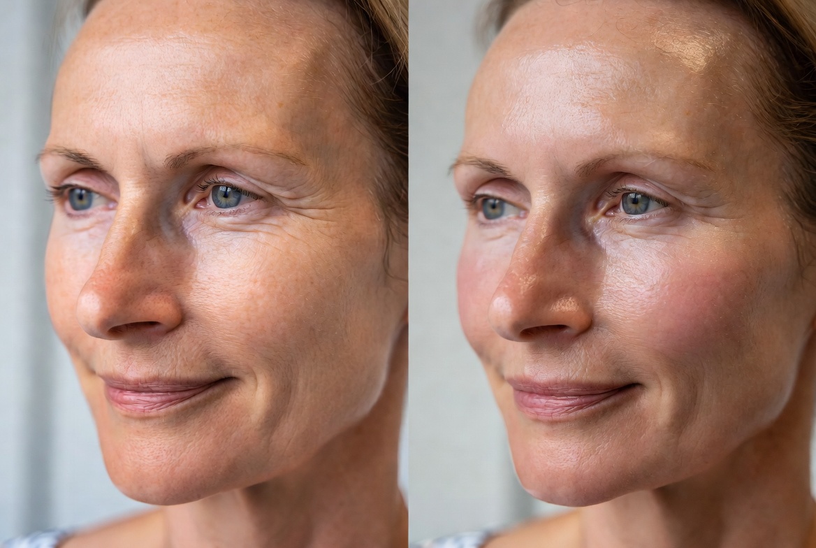 Facial treatment result