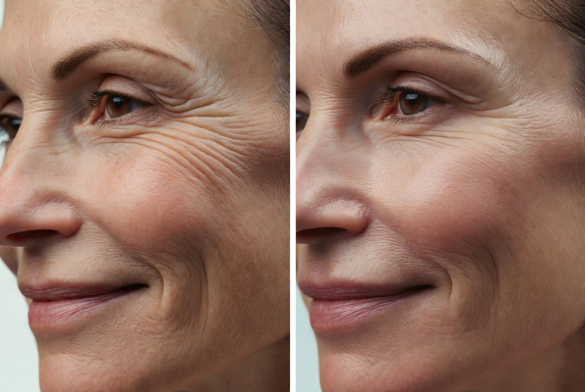 Facial treatment result