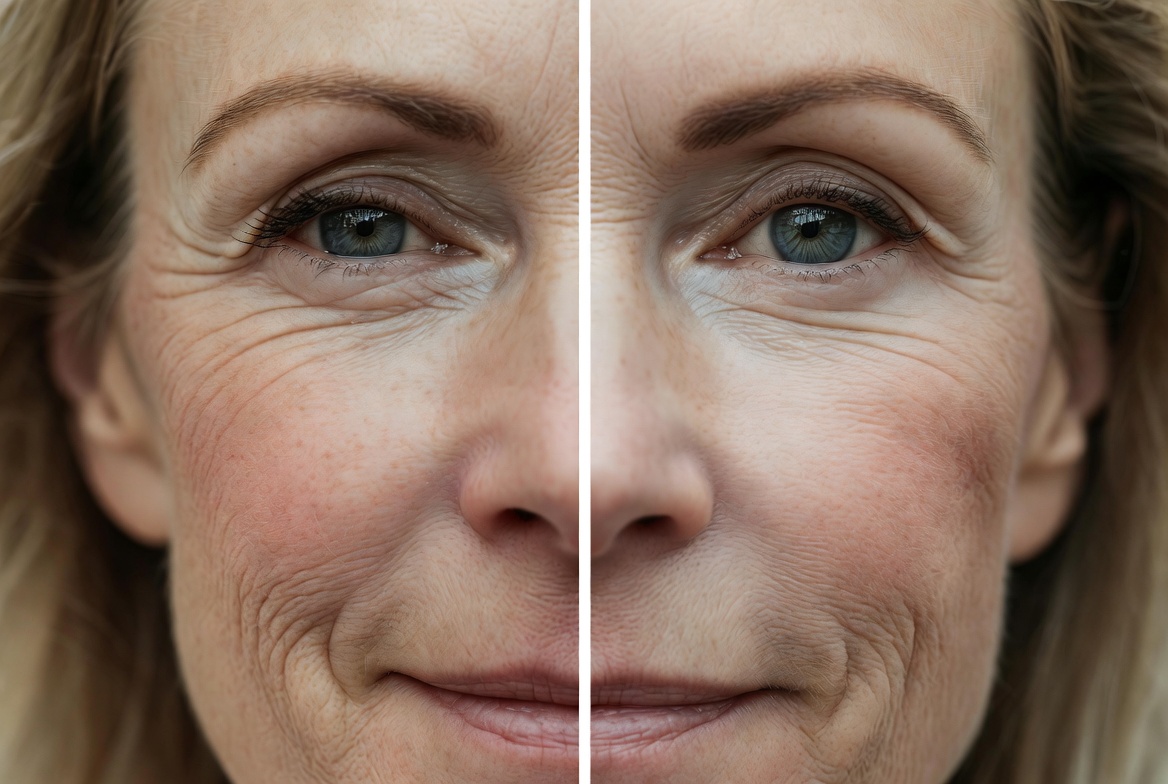 Facial treatment result