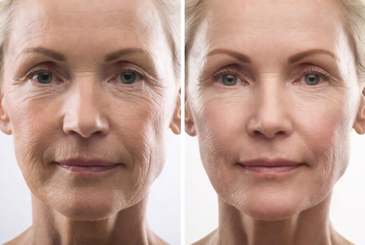 Facial treatment result
